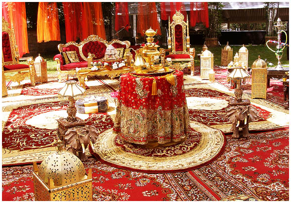 Luxus Event Dekorationen - Orient, Indien, Asien